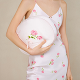 London Rose Collection Rose Silk Pillow