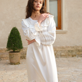 The Purity Series Lace Ruffle Hem Nightgown