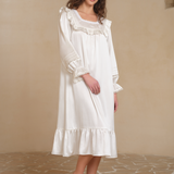 The Purity Series Lace Ruffle Hem Nightgown