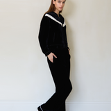 Black Velvet Hoodie