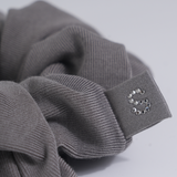 NUDE Dark Grey Scrunchie