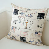 SILKY MIRACLE X BASQUIAT Untitled AA Silk Pillow