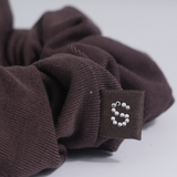 NUDE Chocolate Brown Scrunchie