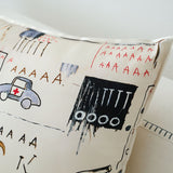 SILKY MIRACLE X BASQUIAT Untitled AA Silk Pillow