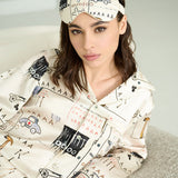 SILKY MIRACLE X BASQUIAT UNTITLED AA Eye Mask