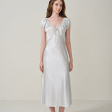 Petite flower French Resort Bouquet Long Nightgown