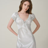 Petite flower French Resort Bouquet Long Nightgown