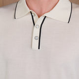 Mr.S Men’s Silk Knit Short-Sleeve Polo