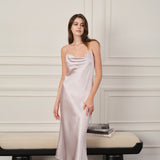 Miracle Collection Basic Draped Neck Long Nightgown