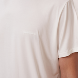 Round Neck Basic White Short Sleeve Top