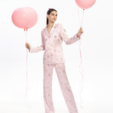 Hello Kitty Resort Collection Silk Long Sleeve Pyjama Set