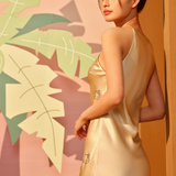 Silky Miracle x Hello Kitty Fringed Silk Dress
