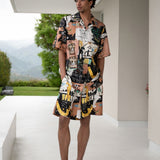 SILKY MIRACLE X BASQUIAT EI Gran Espectaculo Shorts