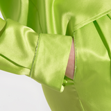 Lime Green Classic Silk Pyjama Trousers