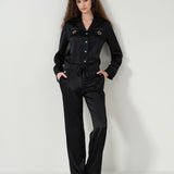 Cowboy Collection Star Fringe Silk Pyjama Set