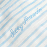 Blue Striped Short Sleeve Pyjama Set