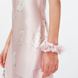 Love Card Silk Crystal Hair Tie