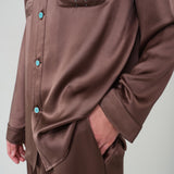 Brown Men's Pyjama Set