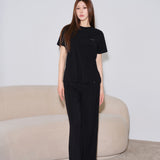 NUDE Silk-Blend Layered Trousers