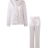 Pearl & Crystal Pink Silk Pyjama Set
