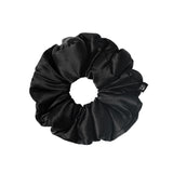 Miracle Black Silk Scrunchie