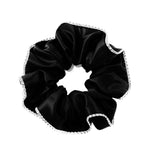 Black Silk Scrunchie