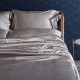 Galaxy Grey Silk Bed Set