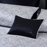 Monochrome Silk Bed Set