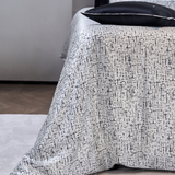 Monochrome Silk Bed Set
