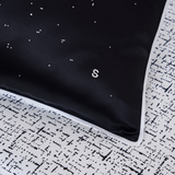 Monochrome Silk Bed Set