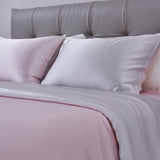Cherry Grass Pink Silk Bed Set