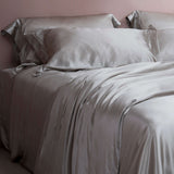 Galaxy Grey Silk Pillowcase Set