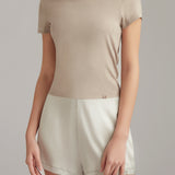 Swarovski Nude Silk Blend T-Shirt