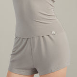 Crystal Grey Silk Blend Tank Top