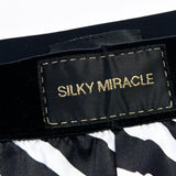Zebra Print Velvet Boxer Shorts