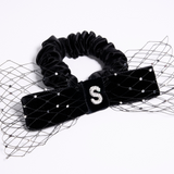 Miracle Suite Crystal Velvet Bow Scrunchie