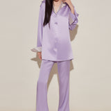 Lilac Silk Pyjama Set