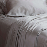 Galaxy Grey Silk Pillowcase Set