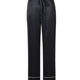 Pearl & Crystal Black Silk Pyjama Set