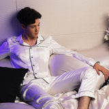 Classic White Men's Pyjama Set