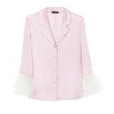 Muse Feather and Crystal Pink Pyjama Set