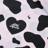 MooMoo Print Silk Slip Dress