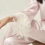 Muse Feather and Crystal Pink Pyjama Set