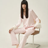 Muse Feather and Crystal Pink Pyjama Set