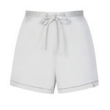 Galaxy Grey Silk Blend Shorts