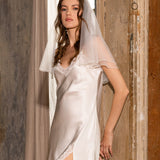 Pearl Series Lace Silk Slip Dress