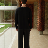 Miracle Men's Classic Twill Silk Trousers