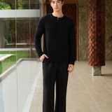 Miracle Men's Classic Twill Silk Trousers