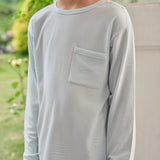 NUDE Collection Kids' Knit Button-Up Long Sleeve