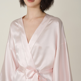 Kimono Crystal Silk Short Nightgown